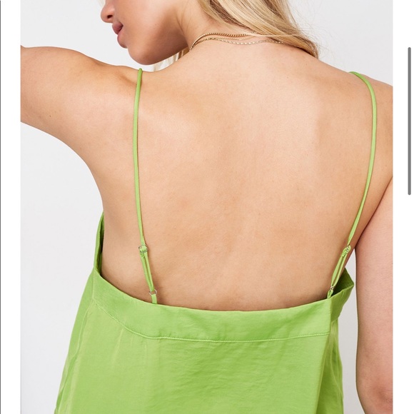 Urban Outfitters silky dusty orange/mustard cami - Picture 3 of 4